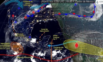 Coahuila espera lluvias aisladas y fuertes por culpa de Beryl
