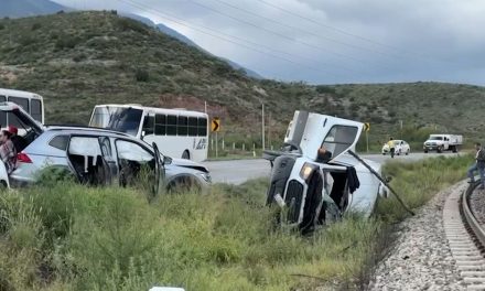 Conductor dormita y provoca accidente carretero en la carretera a Zacatecas