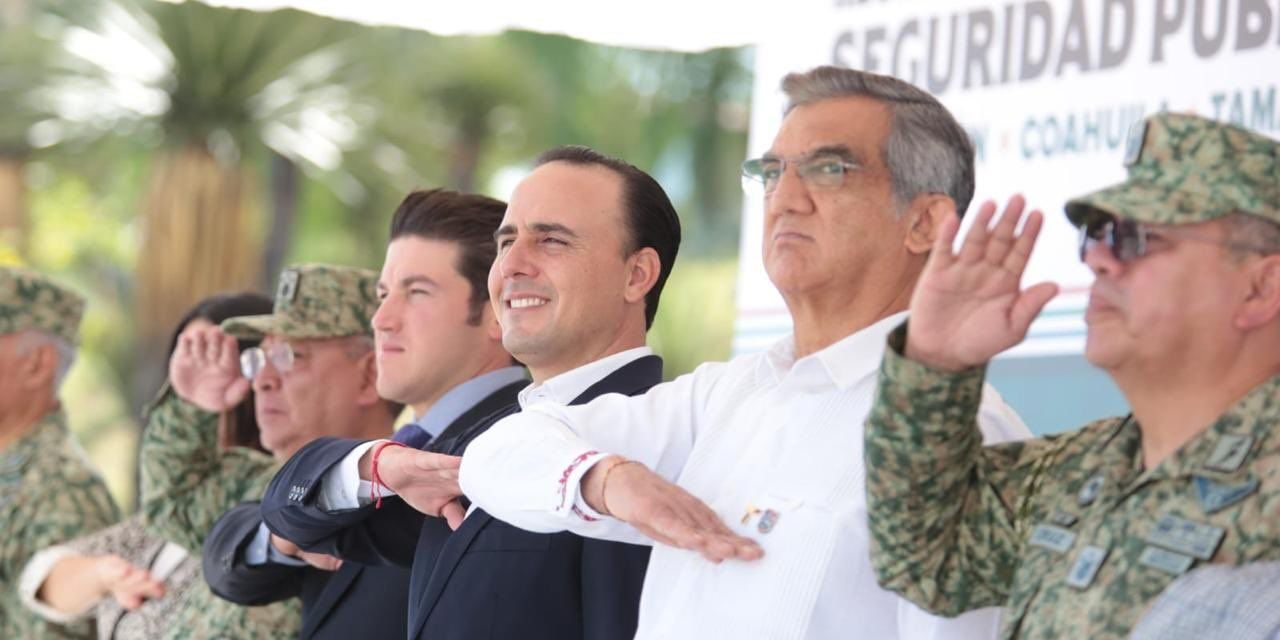 Gobernadores de Coahuila, Tamaulipas y Nuevo León realizan la reunión regional de Seguridad Pública