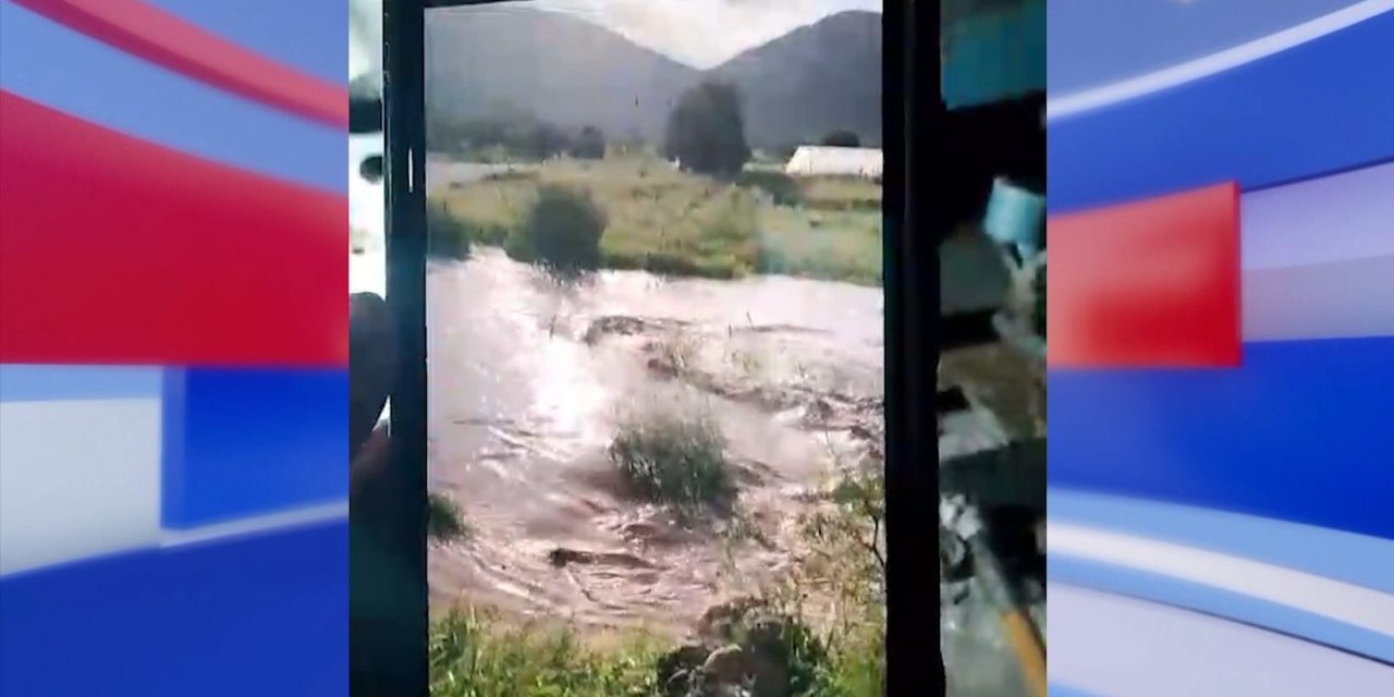En peligro familias de la colonia Hacienda Narro por desbordamiento de la presa la Angostura