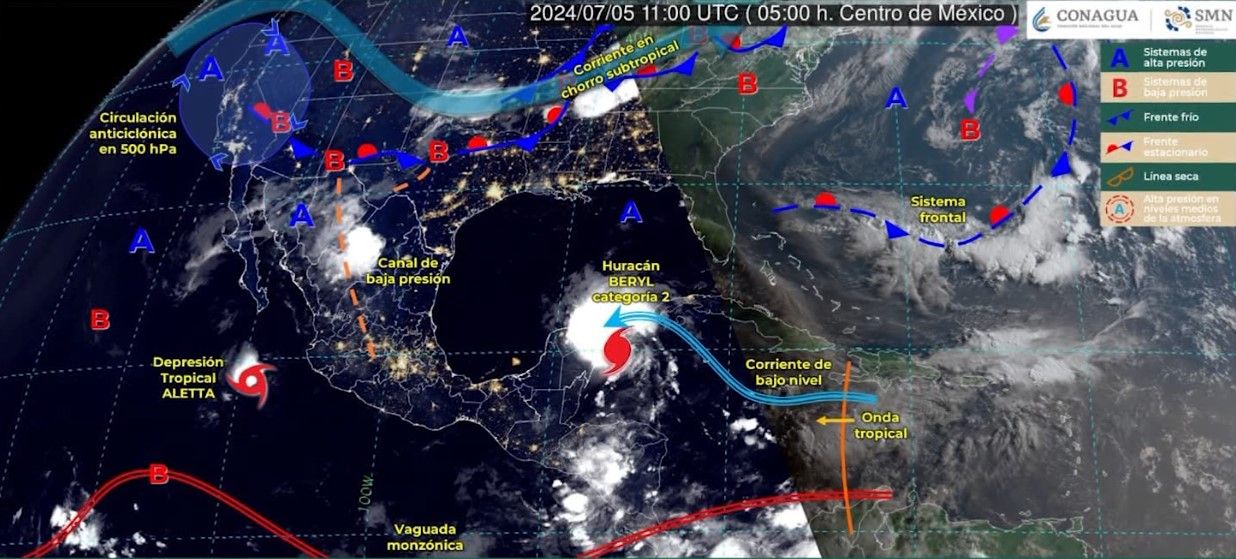 Se pronostican chubascos para Coahuila