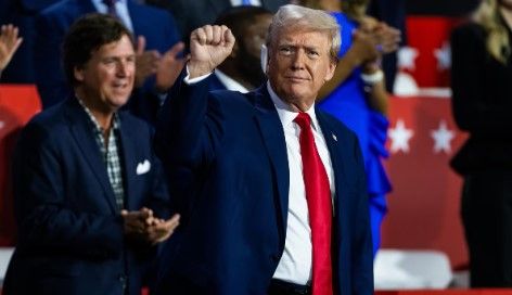 Donald Trump y su reaparición tras su atentado (video)