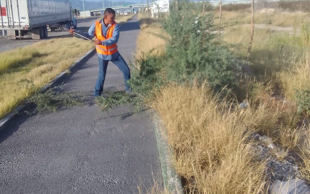 Señalan abandono de ciclovía en Frontera