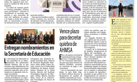 Portada RCG Centro [4 de agosto de 2024] Fortalece Coahuila servicios de salud para nuestra gente: Manolo; Avanza carrera Canaco Adventure Coahuila 1000 Desert Rally y más…