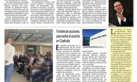 Portada RCG Centro [9 de agosto de 2024] Manolo Jiménez fortalece su equipo de trabajo con nuevos nombramientos; remate de AHMSA podría tardar seis meses y más…