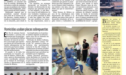 Portada RCG Media [5 de agosto de 2024] ‘AMLO destruyó AHMSA y dejó a miles de coahuilenses sin empleo’; DIF Coahuila ofrece cirugías gratuitas de cataratas y más…