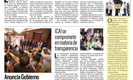 Portada RCG Media [10 de agosto de 2024] Coahuila cuenta con pueblos y barrios mágicos: Manolo Jiménez; Ana Sofía Flores debuta de forma histórica en París 2024 y más…