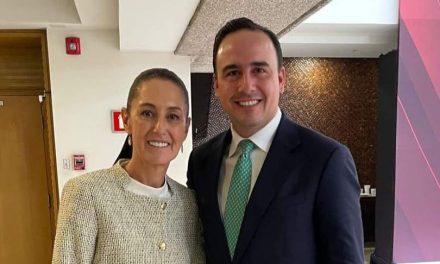 Se reúnen Sheinbaum y Manolo para trabajar en equipo por Coahuila