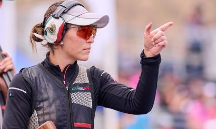 Se acerca Gabriela Rodríguez a la final del skeet femenil en París 2024