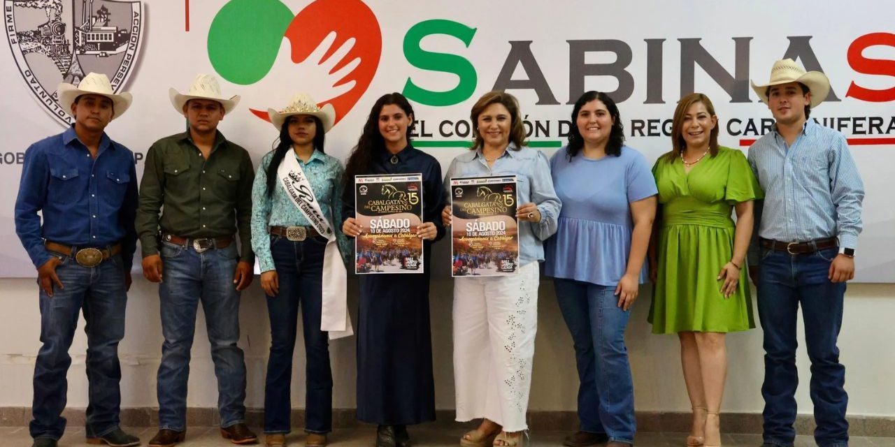 Anuncian la Cabalgata del Campesino en Sabinas
