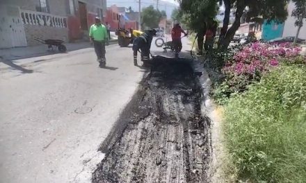 Cuadrilla bachea calzada San Javier