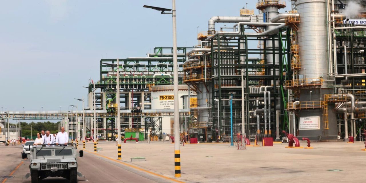 Refinería Dos Bocas arranca al 19% de su capacidad