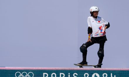 La pequeña Haohao Zheng debutó a los 11 años en los Juegos de París