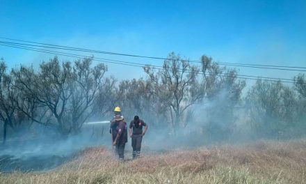 Bomberos celebran su día trabajando en Sabinas