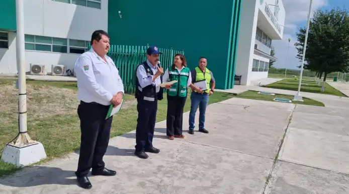 La Universidad Tecnológica de la Región Carbonífera realiza simulacro de Protección Civil