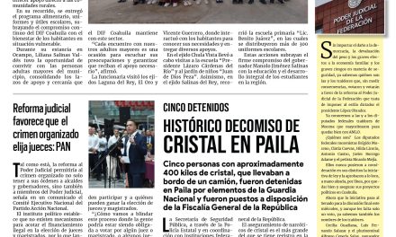 Portada RCG Centro [09 de septiembre de 2024] DIF Coahuila acerca programas a la región Centro del estado; alistan fiestas patrias en Monclova y más…