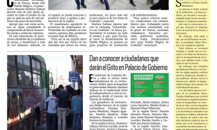 Portada RCG Centro [12 de septiembre de 2024] Manolo Jiménez entrega más de 500 obras sociales; choca mujer contra tráiler y provoca caos vial y más…