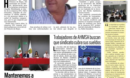 Portada RCG Centro [27 de septiembre de 2024] Exigen clausura de empresa contaminante; hacen entrega de uniformes a secundaria y más…