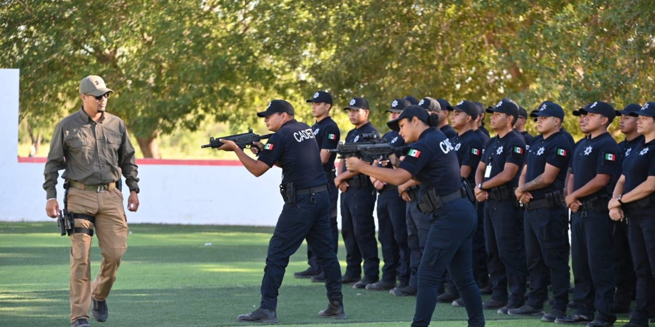 Inician preparación práctica cadetes de Seguridad Pública en Acuña
