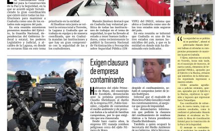 Portada RCG Fronteriza [27 de septiembre de 2024] Mantenemos a Coahuila seguro y en orden: Manolo Jiménez; inicia el Programa de Apoyo de Semilla de Avena Forrajera  y más…