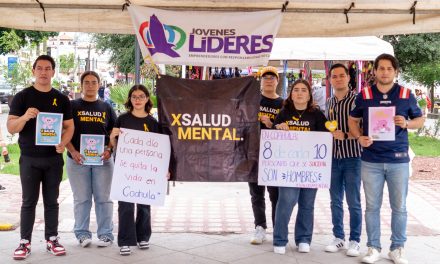 Inician charlas para prevenir el suicidio entre jóvenes de Torreón