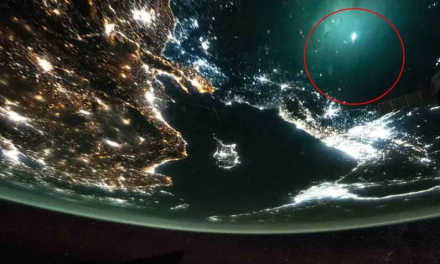 Astronauta capta espectacular explosión de meteorito desde la Estación Espacial Internacional
