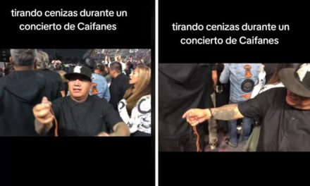 Video: Durante concierto de Caifanes; hombre esparce las cenizas de su amigo que era fanático del grupo