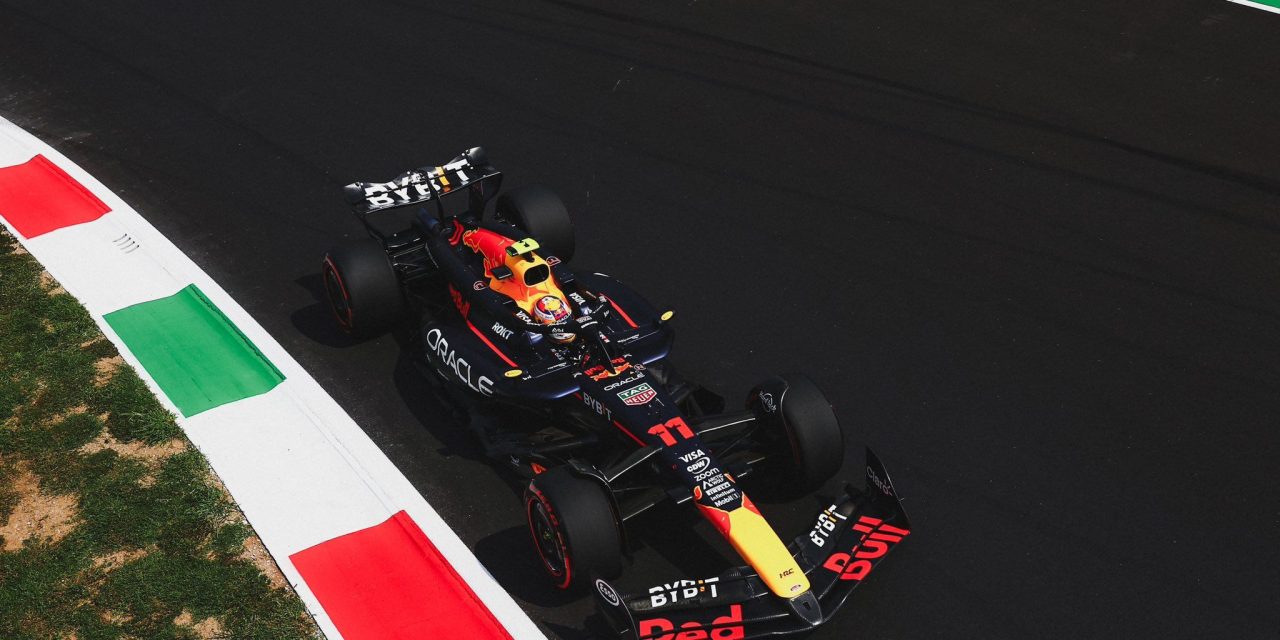 Checo Pérez termina en octavo lugar en el GP de Italia