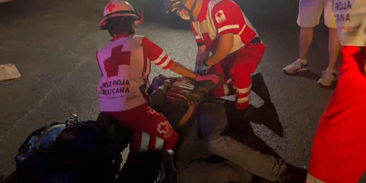 Derrapa y termina lesionado en Saltillo
