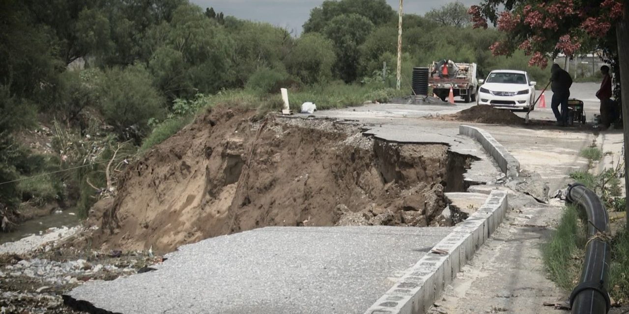 Derrumbe en colonia Los Pinos causa afectaciones y preocupación a los residentes del sector