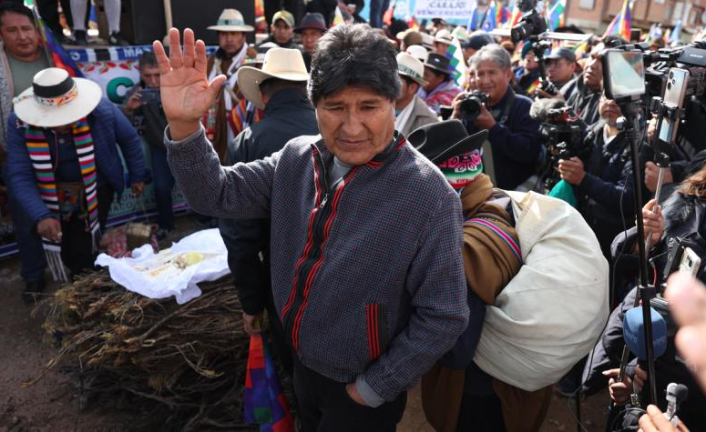 Evo Morales encabeza marcha masiva contra el Gobierno de Luis Arce
