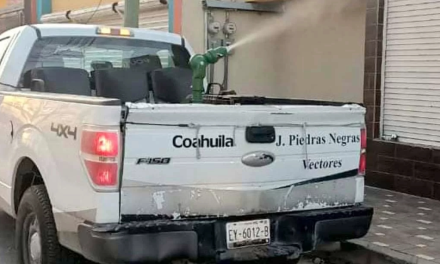 Anuncian jornadas de fumigación para prevenir el dengue en Piedras Negras