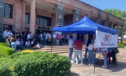 Hubo más protestas contra la reforma judicial en Saltillo