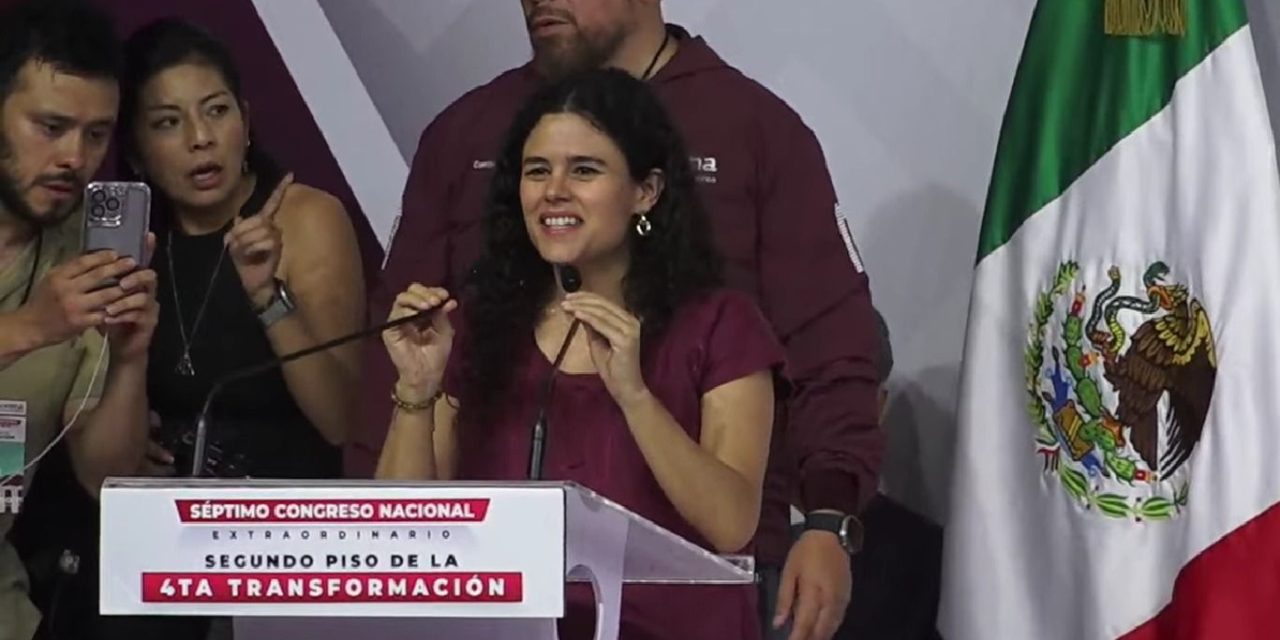 Luisa María Alcalde se convierte en la nueva presidenta de Morena