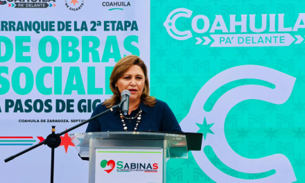 Arranca Gobierno de Coahuila y Diana Haro obras en Sabinas