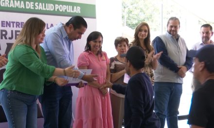 Entregan Tarjeta de la Salud Popular  en Ramos Arizpe