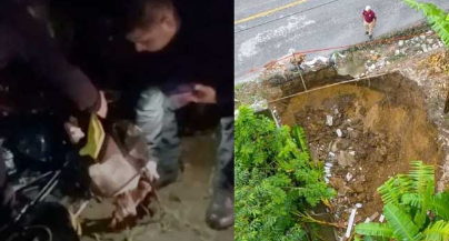 Menor es arrastrado por un arroyo en Veracruz… encontraron solamente su moto