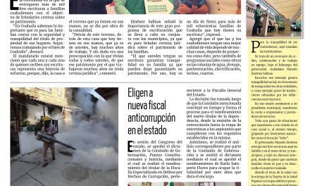 Portada RCG Centro [09 de octubre de 2024] Manolo Jiménez entrega más de mil 800 escrituras a familias; descarta Fiscalía caso de abuso sexual a menor de edad y más…