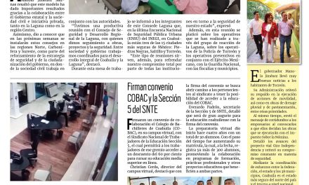 Portada RCG Centro [30 de octubre de 2024] Consejos de Seguridad y Desarrollo se realizan en todo Coahuila; Marina Armada realiza inspección en el penal de Monclova y más…