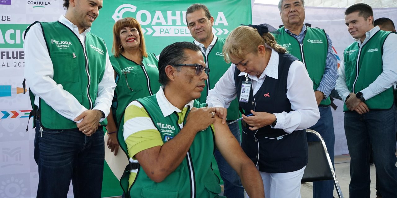 Secretaría de Salud y Mejora Coahuila acercan jornadas de vacunación