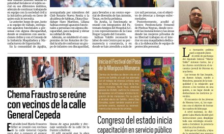 Portada RCG Media [28 de octubre de 2024] DIF Coahuila lleva programas a las regiones Fronteriza y Carbonífera; Chema Fraustro se reúne con vecinos de la calle General Cepeda y más…
