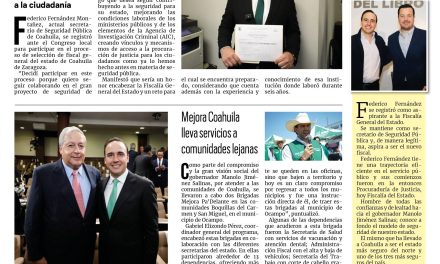 Portada RCG Media [31 de octubre de 2024] Se registra Federico Fernández Montañez para fiscal general del estado; Manolo Jiménez y Chema Fraustro destacan en encuestas nacionales y más…