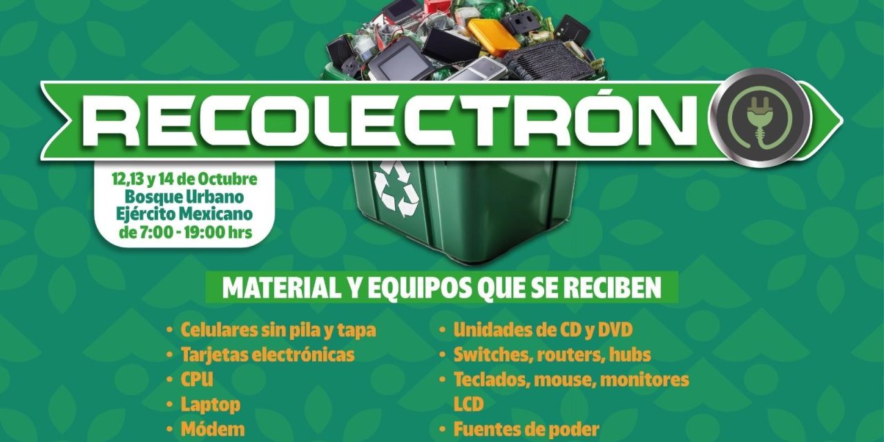 Coahuila se suma a recolección de aparatos electrónicos