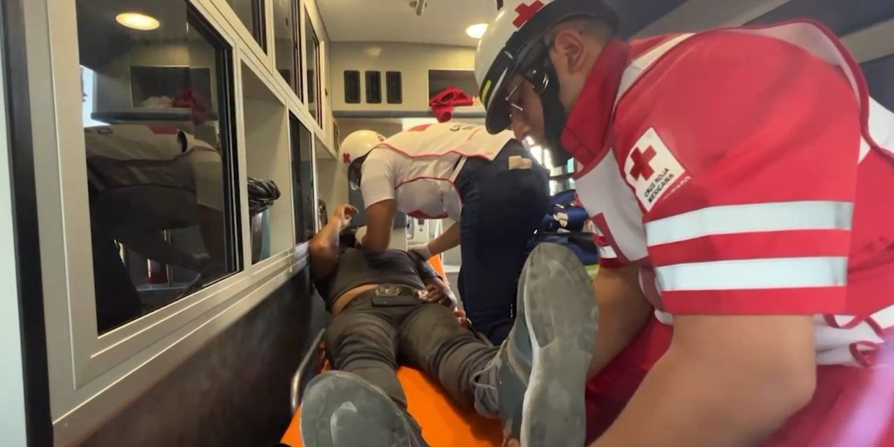 Se registra accidente de motocicleta en la zona centro de Saltillo