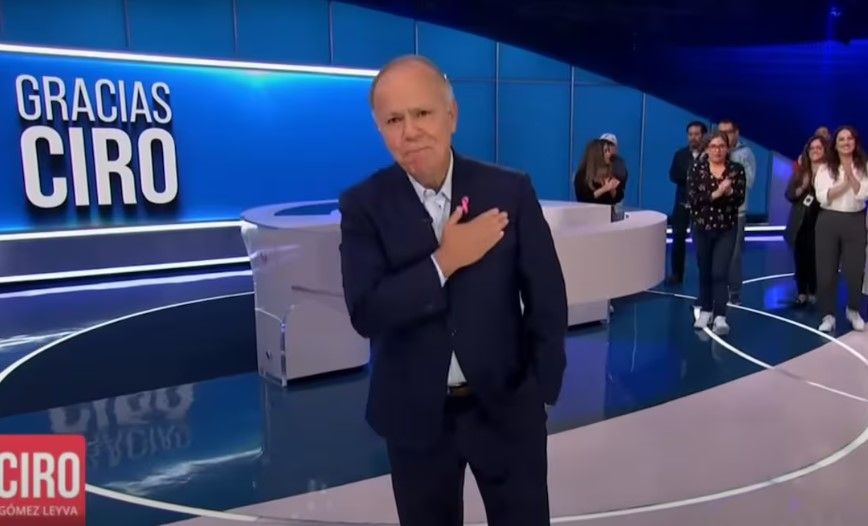 Así fue la emotiva despedida de Ciro Gómez Leyva de su noticiero en Imagen TV