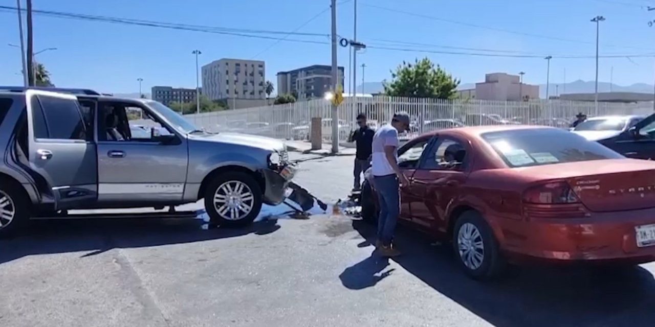Dos heridos tras accidente en el boulevard Colosio