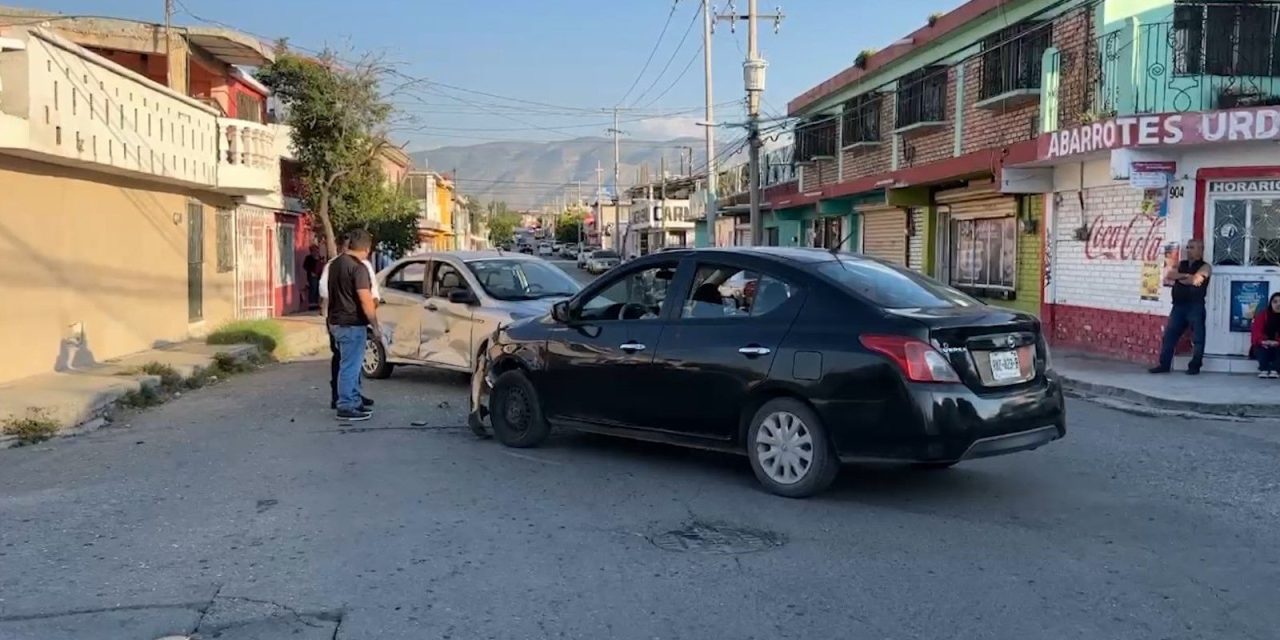 Ignora señal de alto y provoca accidente en la colonia Zapaliname