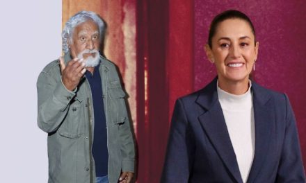 Se disculpa Rafael Inclán por comentarios machistas a Claudia Sheinbaum