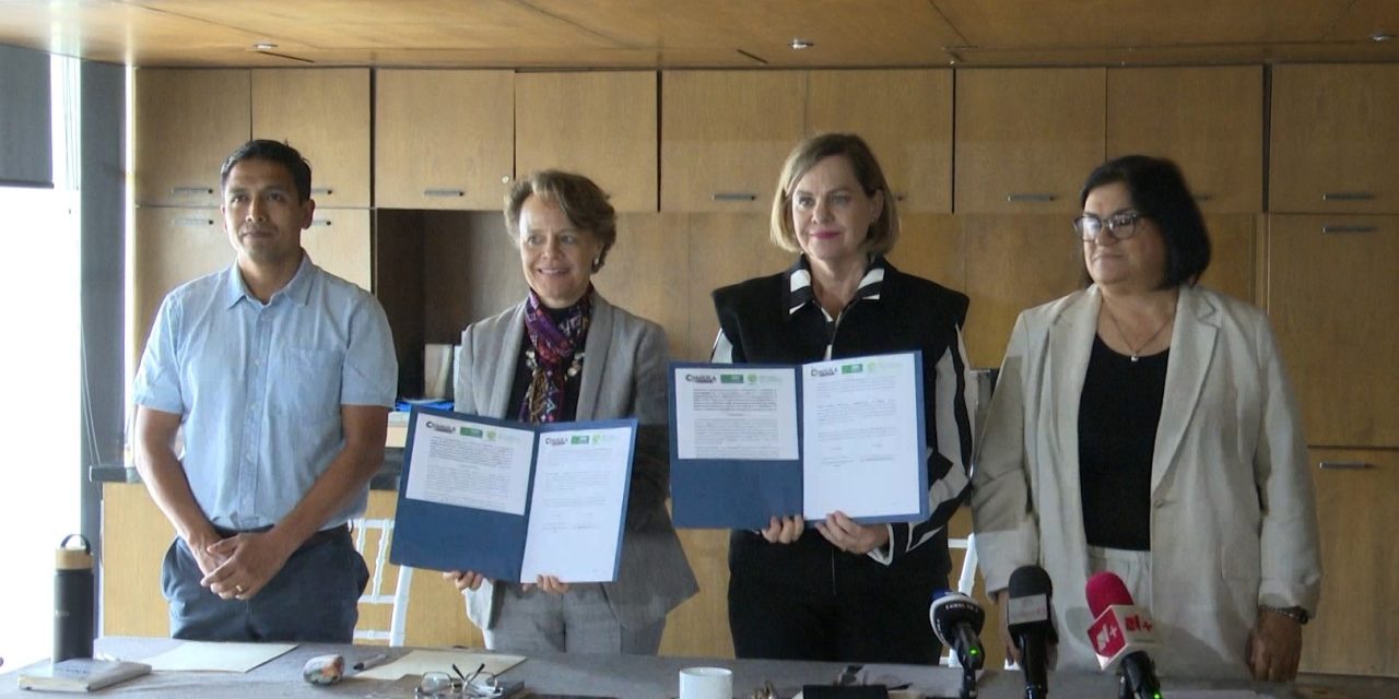 La secretaria del Medio Ambiente firmó dos convenios con el Fondo Mexicano para Conservación de la Naturaleza