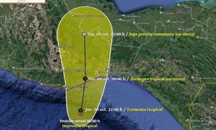 Riesgo latente en México por el ciclón Kristy que tocaría tierra en las próximas horas
